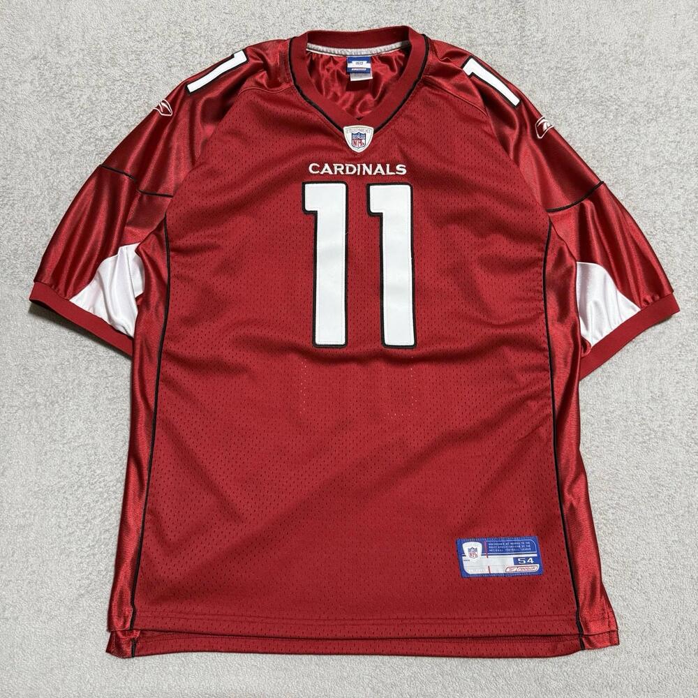 Reebok Larry Fitzgerald #11 Arizona Cardinals NFL Jersey Red 54 Men’s